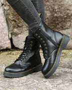 Tessa | Botins Femininos Couro Plataforma