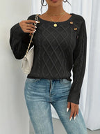 Reva | Camisola Feminina Algodão Torcido com Botões