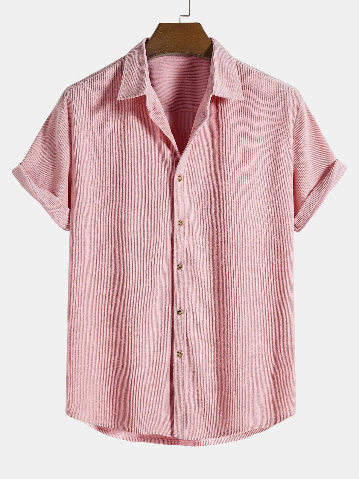 Conjunto feminino 2 peças camisa manga curta e calça casual coordenado