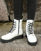 Tessa | Botins Femininos Couro Plataforma