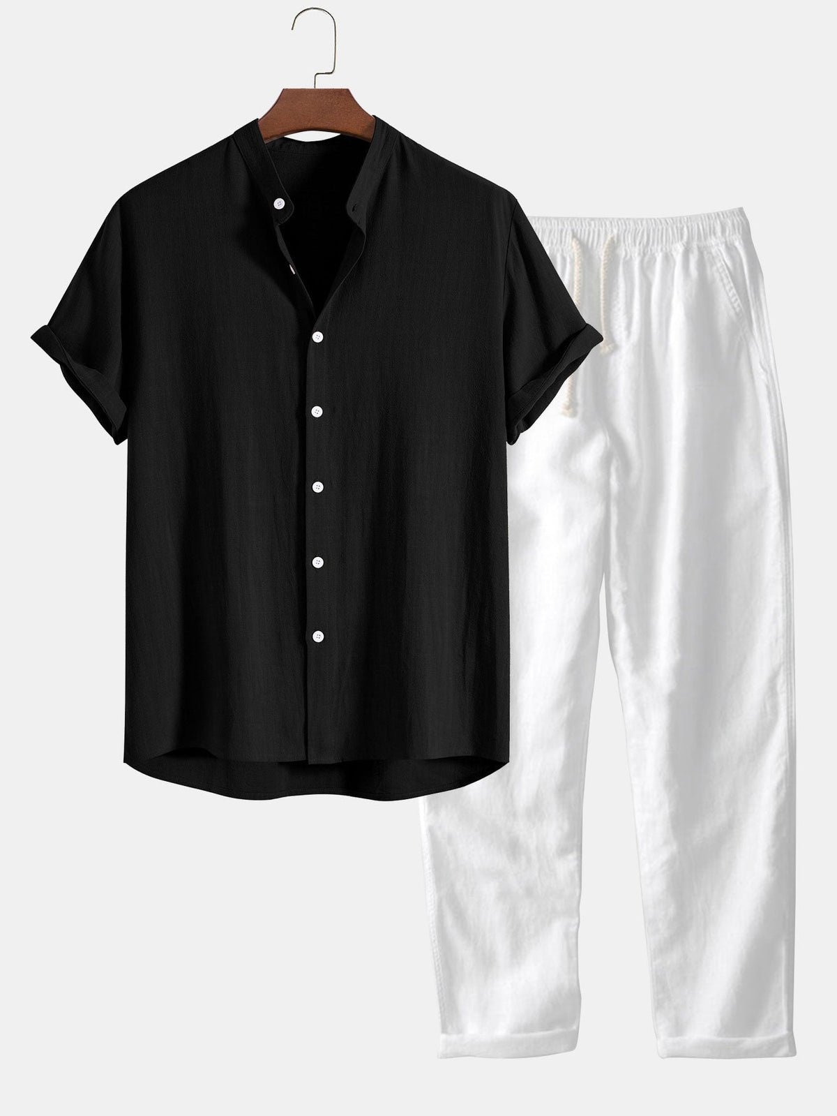 Giselle | Homem Conjunto 2 Peças Camisa e Calças Casual