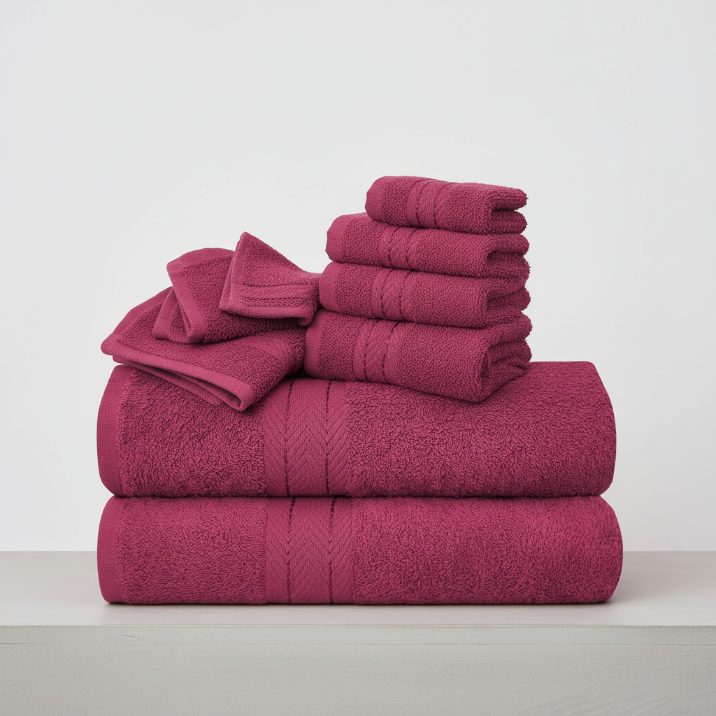 Conjunto de Toalhas | 10 Peças, Algodão Egípcio, Alta Absorção | Birdie