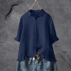 Noor | Camisa Feminina Folgada com Botões