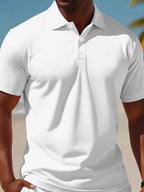 Conjunto de Shorts para Homem | Polo e Calção | Poliéster