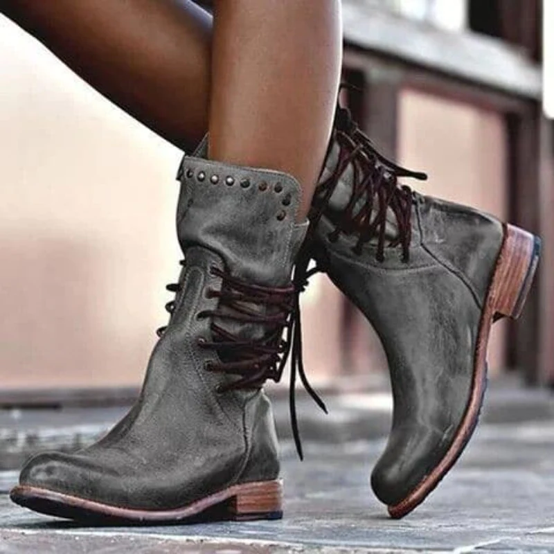 Veda | Botins Femininos de Atacadores Clássicos