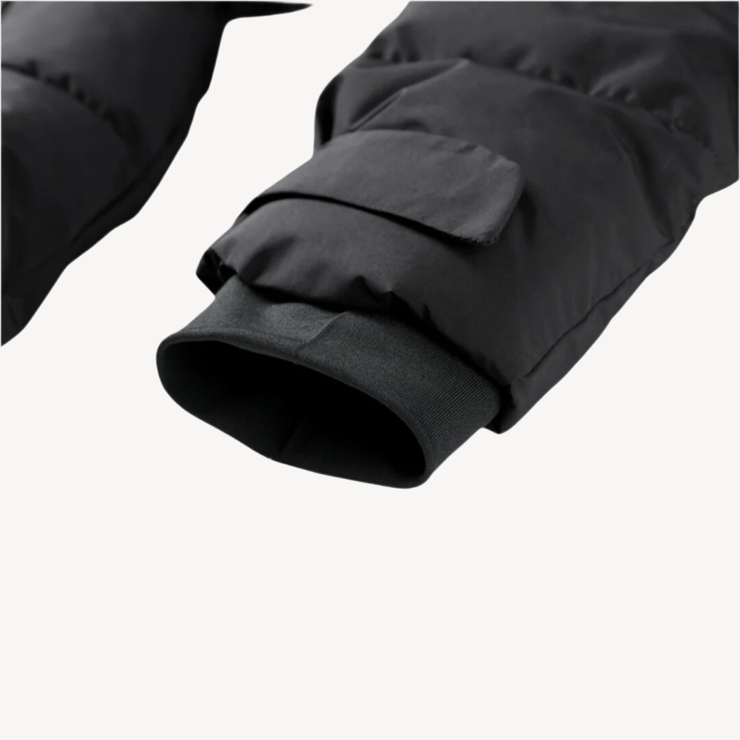 Casaco Puffer Feminino com Cinto Acolchoado com Capuz