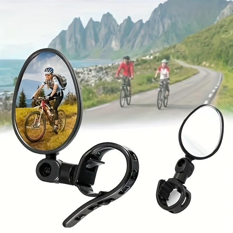 Iris | Espelhos Retrovisores para Bicicleta | Ângulo Largo, Oval, Universal | 2 Unidades