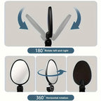 Iris | Espelhos Retrovisores para Bicicleta | Ângulo Largo, Oval, Universal | 2 Unidades