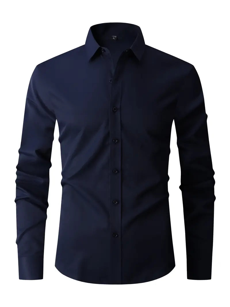 Luna | Camisa Slim Fit Masculina com Botões