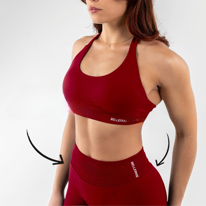 Opal | Conjunto Desportivo Push-Up 3 Peças | Modelador, Confortável | Legging, Top e Short