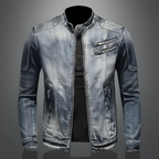 Cora | Homem Jaqueta Jeans Retro