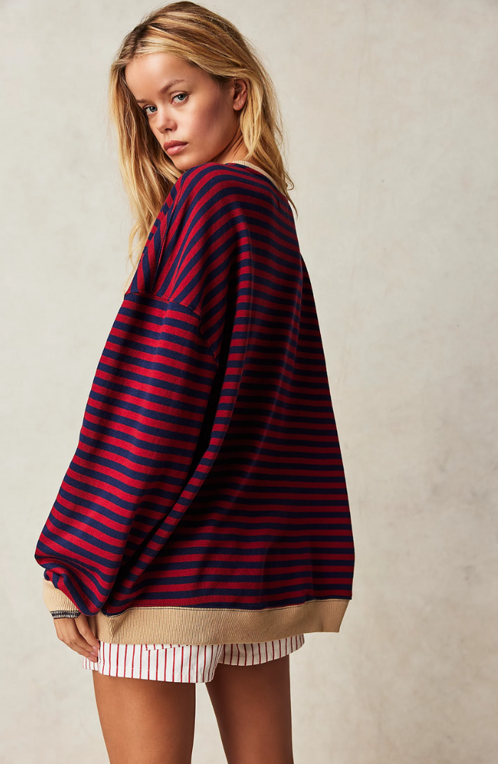 Zinnia | Camisola Oversized às Riscas