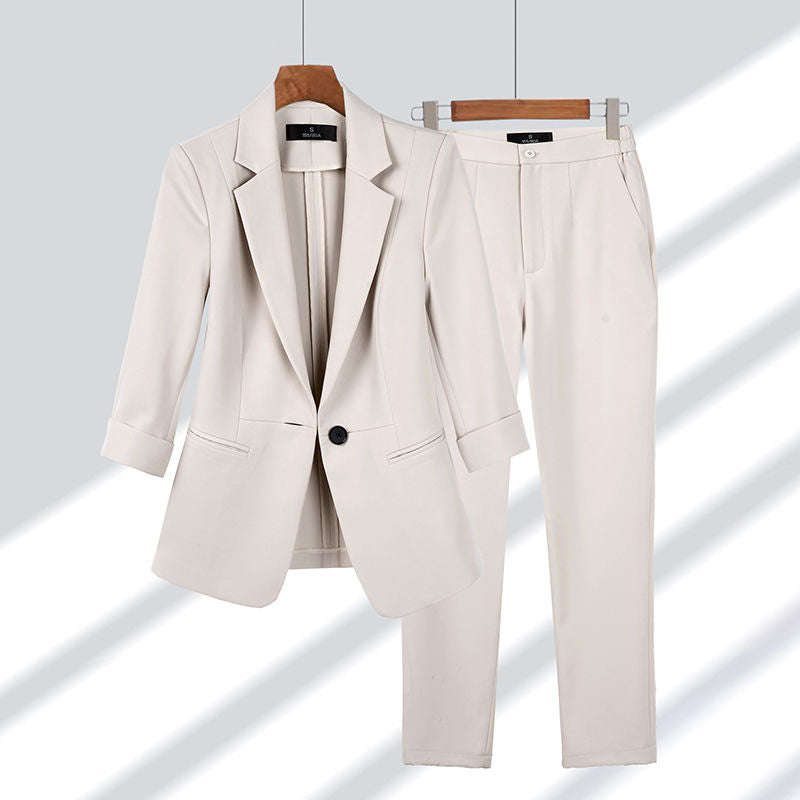 Elsa | Fato Feminino de 2 Peças | Blazer e Calça | Elegante, Confortável