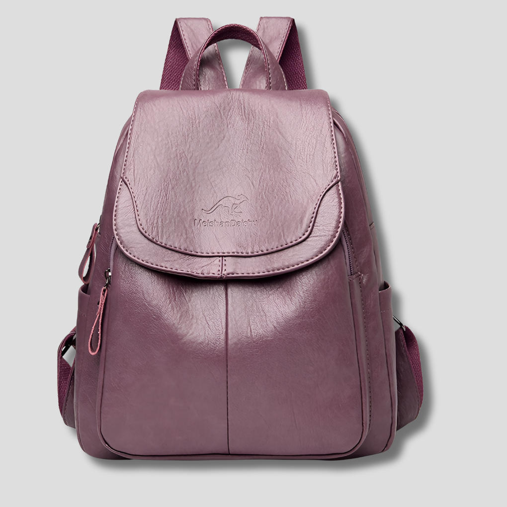 Wenna | Mochila de Couro Antifurto Feminina