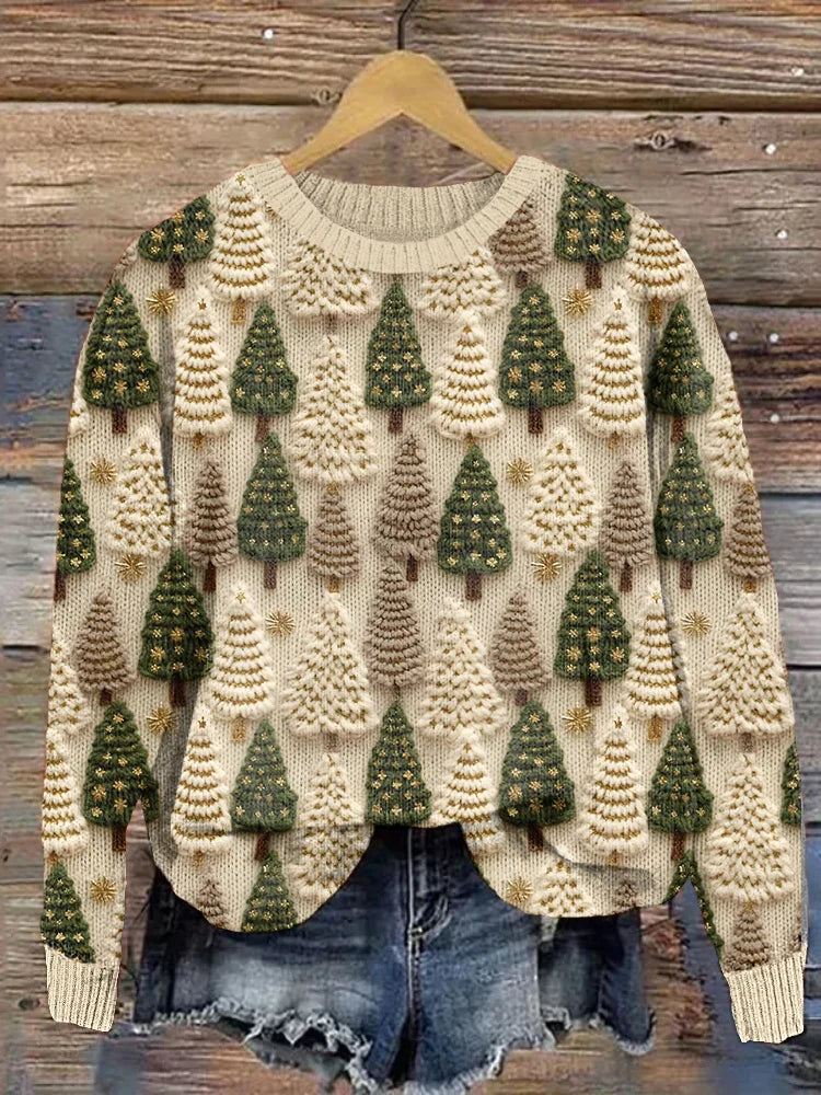 Pearl | Camisola de Natal Toque Suave Relaxada
