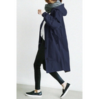 Verena | Casaco Trench Feminino Longo com Capuz