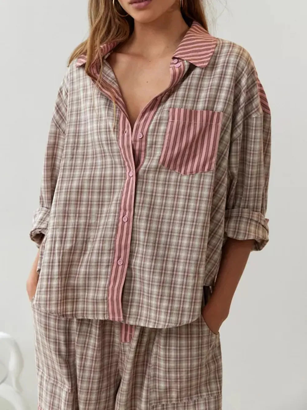 Iris | Conjunto Pijama Feminino 2 Peças Algodão