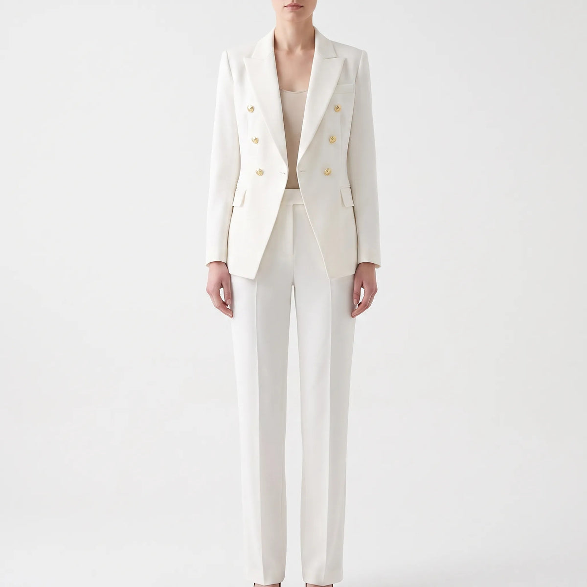 Ondine | Conjunto Feminino 2 Peças | Blazer e Calça, Botões Decorativos | Elegante