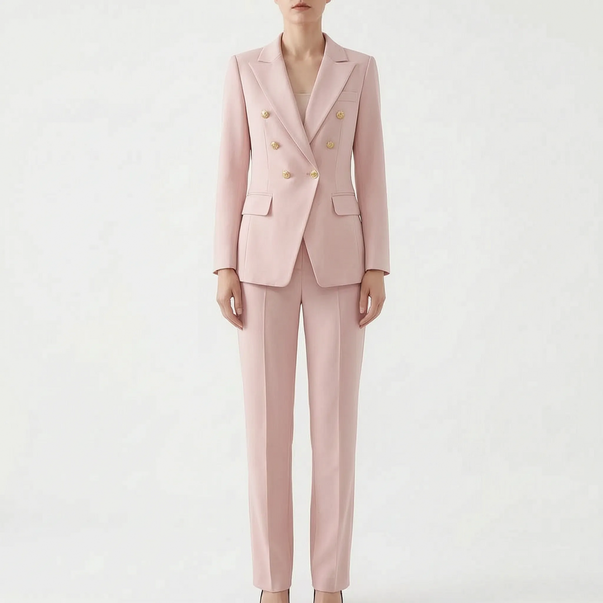 Ondine | Conjunto Feminino 2 Peças | Blazer e Calça, Botões Decorativos | Elegante