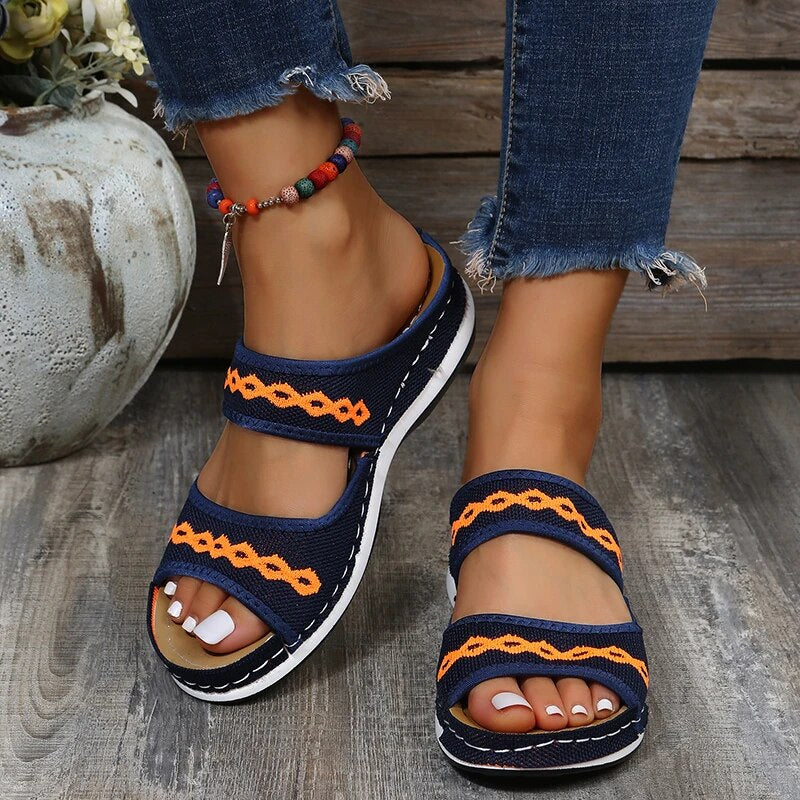 Sandálias Femininas de Couro | Ortopédicas, Design Atemporal