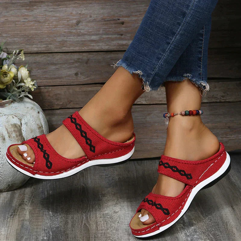 Sandálias Femininas de Couro | Ortopédicas, Design Atemporal