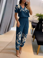 Marlowe | Conjunto Feminino Estampado Floral Calça e Top