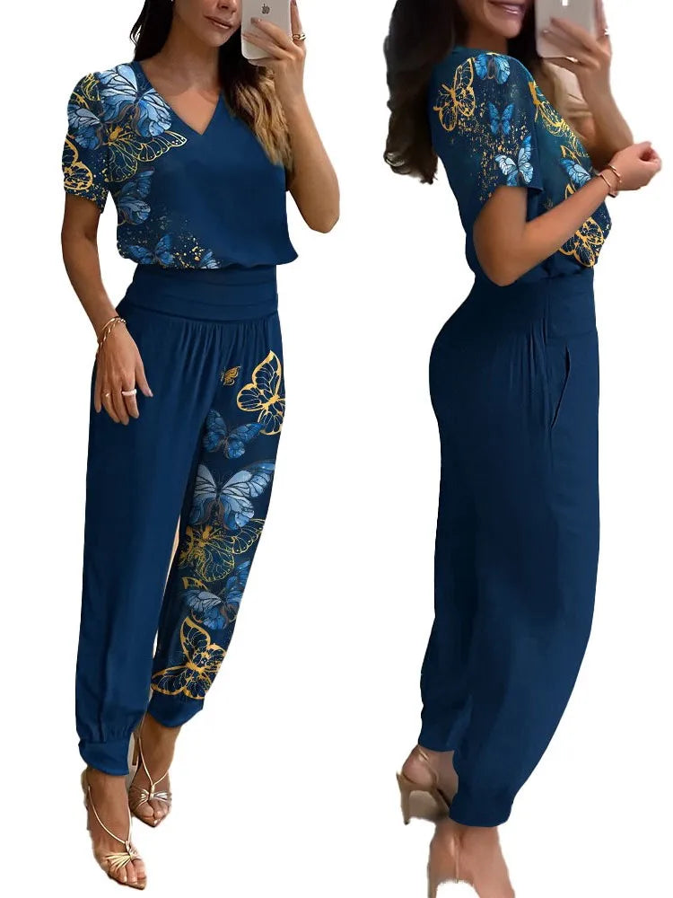 Marlowe | Conjunto Feminino Estampado Floral Calça e Top