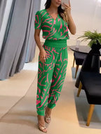 Marlowe | Conjunto Feminino Estampado Floral Calça e Top