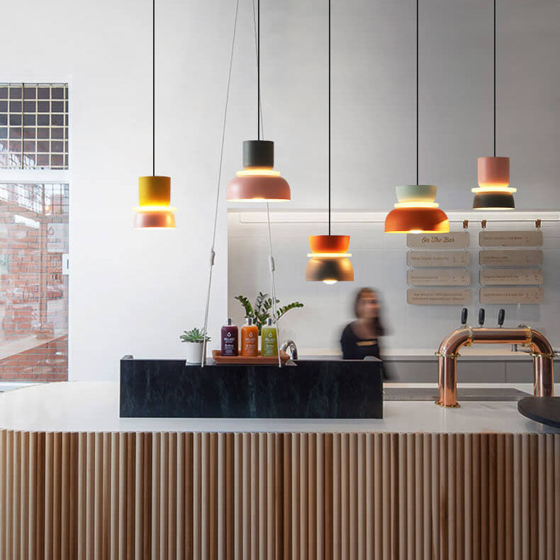 Briar | Luminária Pendente Dome | Estilo Nórdico, LED, Liga de Zinco Bicolor