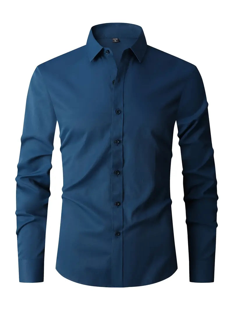 Luna | Camisa Slim Fit Masculina com Botões