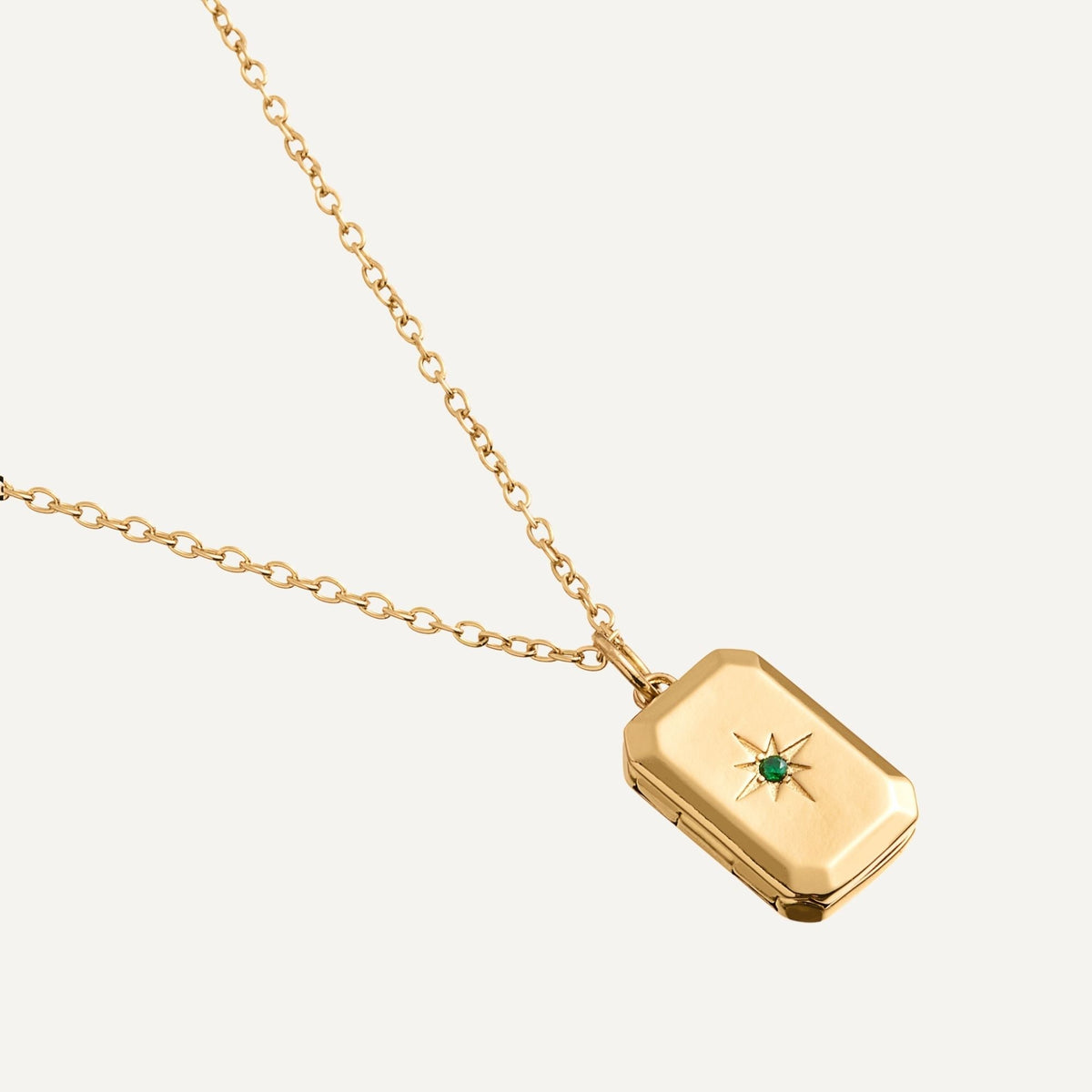 Reva | Colar Medalhão com Pedra de Nascimento