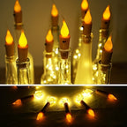 Marlow | Luzes LED para Garrafas | Decoração de Natal e Festas | 10 Peças, A Pilhas