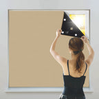 Quinn | Cortinas Blackout Portáteis | Quarto e Sala | Poliéster sem Fios