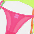 Ivy | Conjunto de Lingerie Neon Colorido