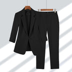 Elsa | Fato Feminino de 2 Peças | Blazer e Calça | Elegante, Confortável