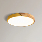 Candeeiro de Teto LED | Design Escandinavo, Madeira Natural | Dahlia