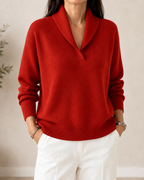 Maren | Camisola Feminina Decote V Wrap Malha Macia