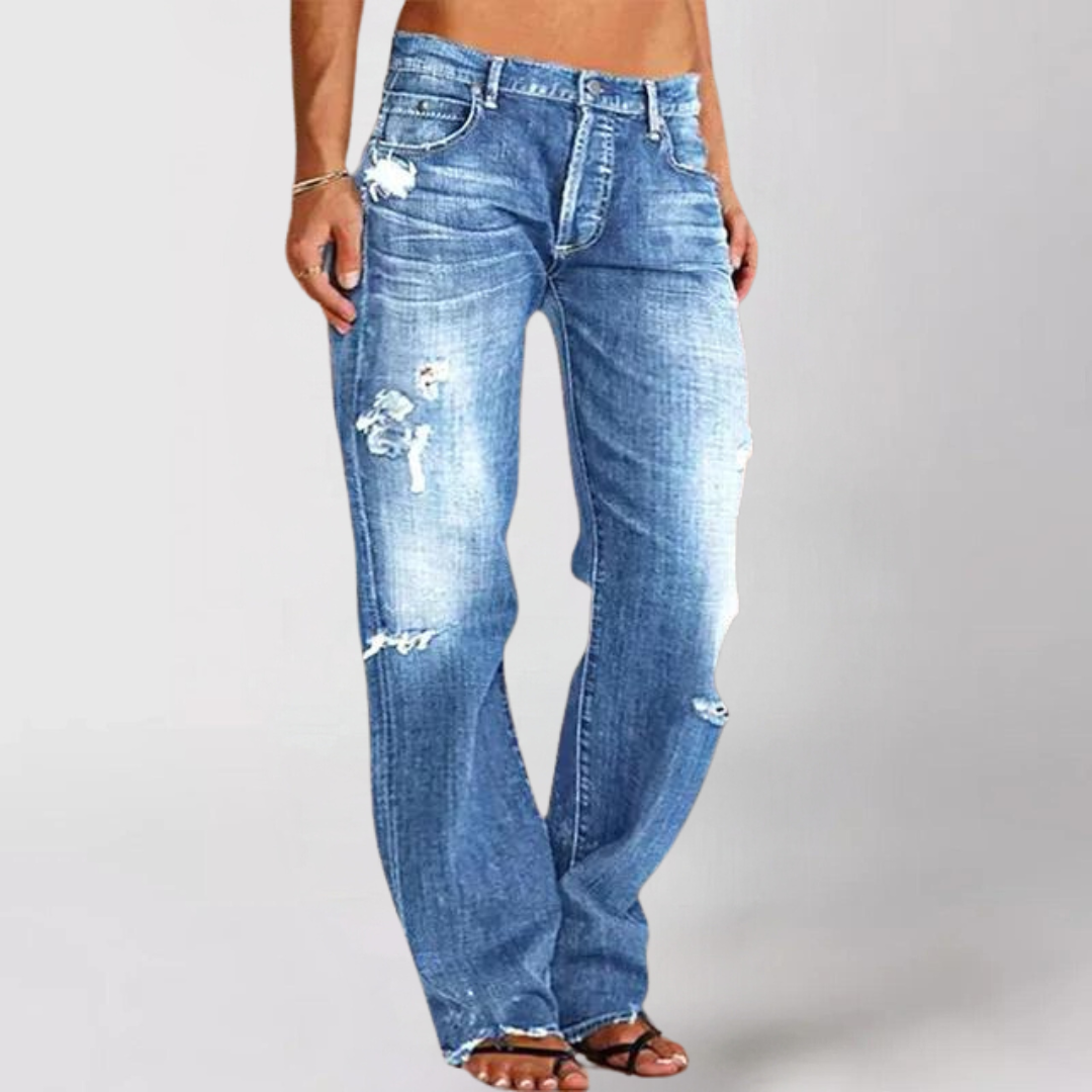 Sorrel | Calças Jeans Femininas Perna Larga Relaxed