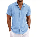 Yasmin | Camisa de Linho Masculina Regular Fit