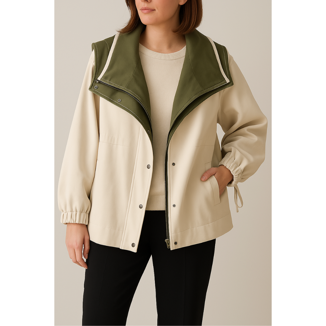 Aria | Mulher Blusão com Capuz Patchwork