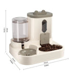 Esma | Comedouro Automático para Cães e Gatos | 2 em 1 com Bebedouro | Sem Energia, BPA-Free