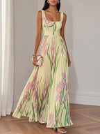 Amara | Vestido Feminino Floral Corte A Boho