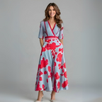 Vestido Envolvente Floral | Verão, Ajuste Lisonjeiro