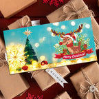 Embla | Kit 12 Cartões de Felicitações Diamond Painting Natal Ano Novo