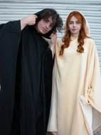 Mulher Hoodie Manta Oversized com capuz, fit amplo e acolhedor