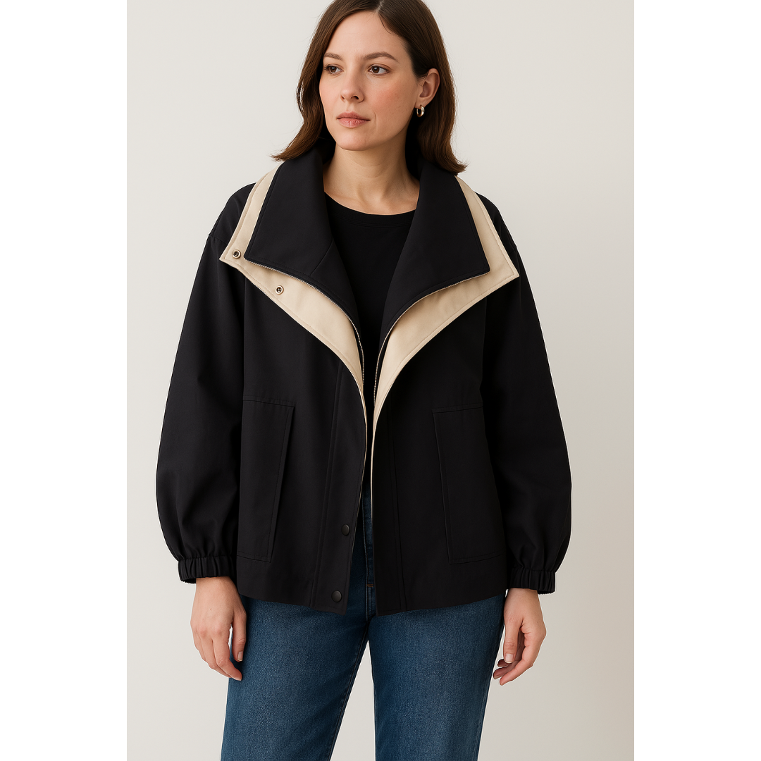 Aria | Mulher Blusão com Capuz Patchwork