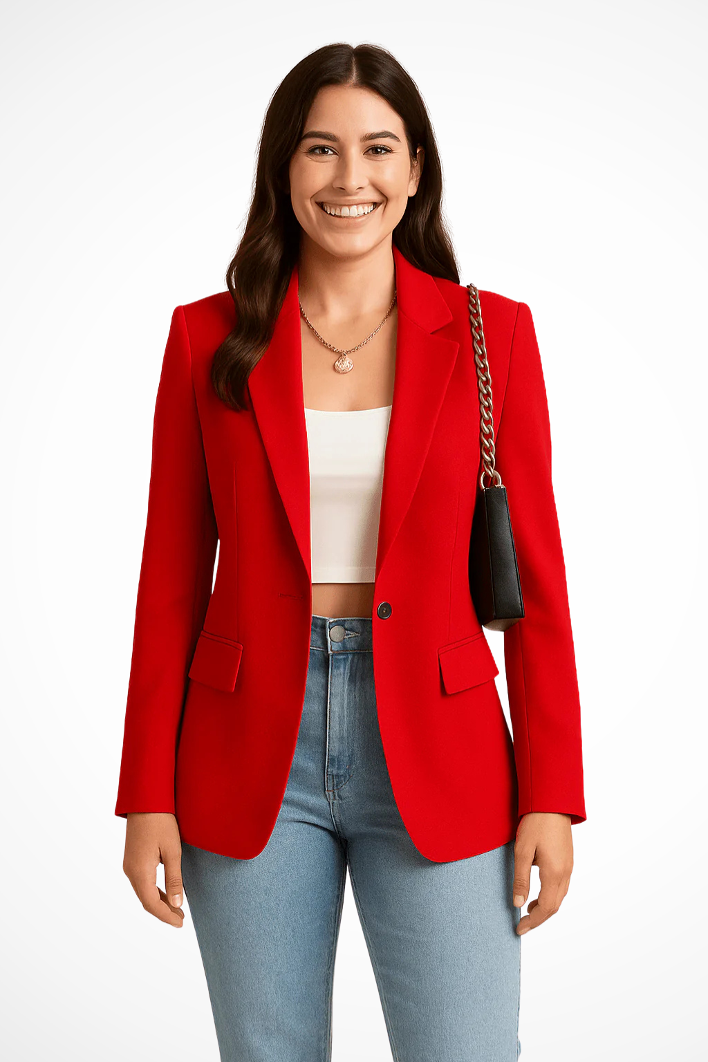 Ottoline | Blazer Feminino Estruturado Botão Único