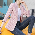 Briar | Mulher Blazer Um Botão Casual Escritório