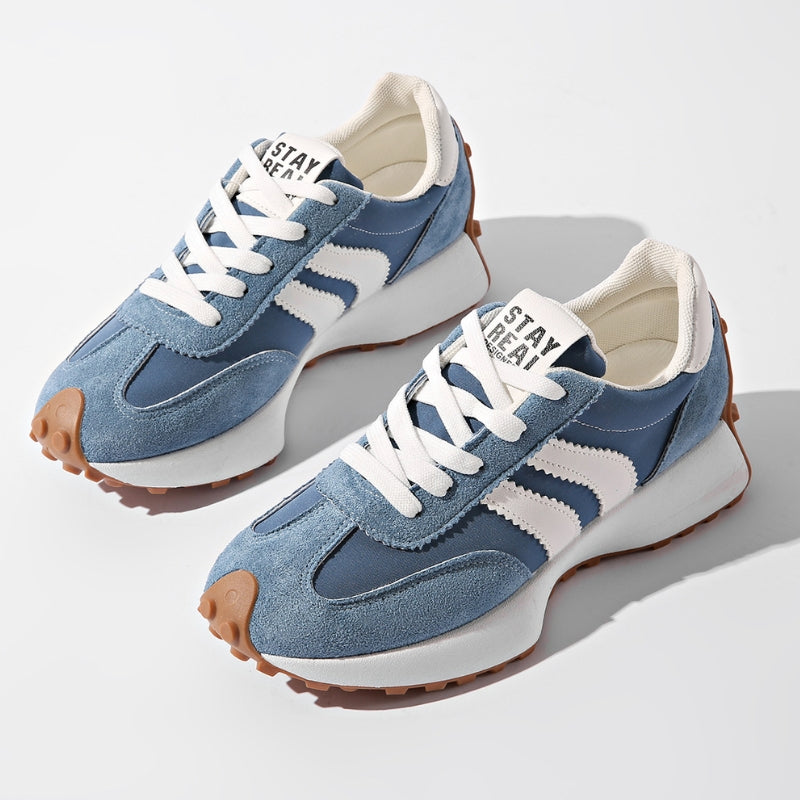 Wren | Sapatilhas Retro Femininas Estilo Camurça Perfil Baixo