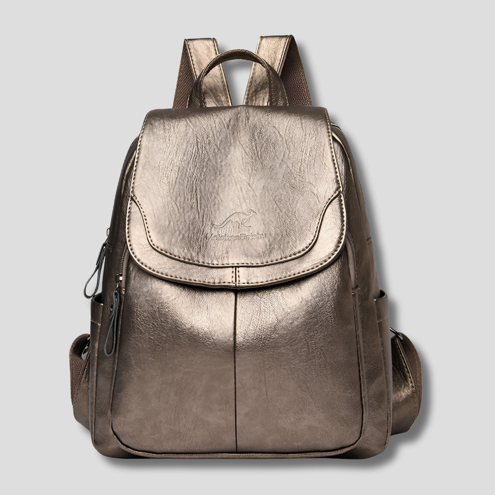 Wenna | Mochila de Couro Antifurto Feminina